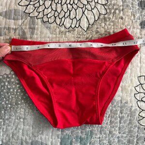 NWOT Bendy Brand Red Pole Shorts -  Size S (Fits XS-S)
